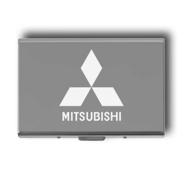 Personalized Mitsubishi Card Holder Gift | Custom Mitsubishi Card Case Present | Gifts Engraving