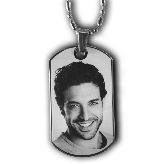 Personalized Dog Tag Engraved With Picture