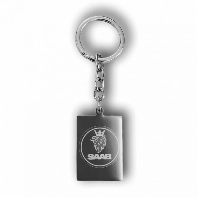 Custom Saab Key Chain Gift Personalized Saab Keyring Present