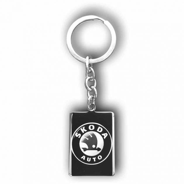 Personalized Skoda Key Chain Gift | Custom Keyring Present | Gifts Engraving