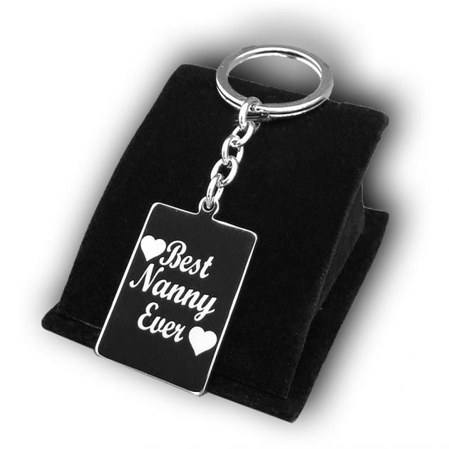 Best Nanny Ever Keychain - Image 3