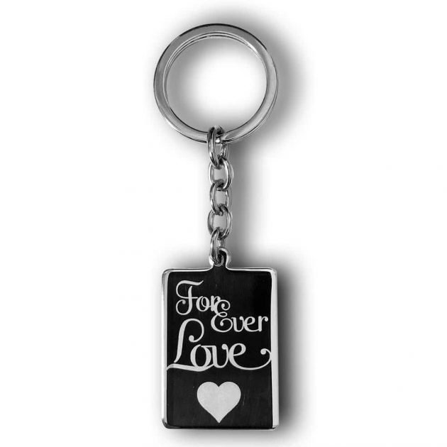 Personalized Forever Love Key Chain Gift | Custom Keyring Present | Gifts Engraving