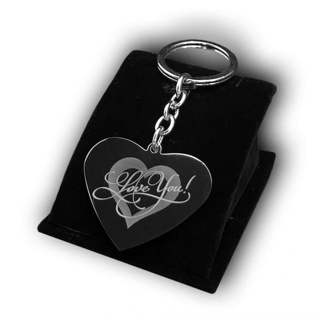 Love You Heart Keychain - Image 3