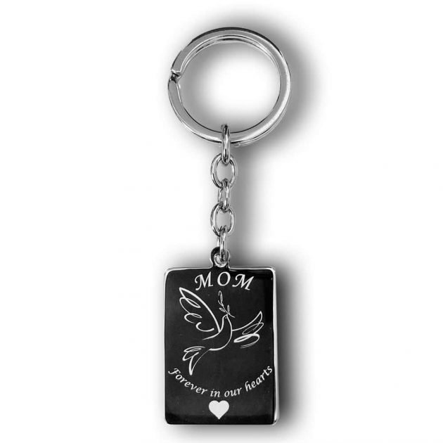 Personalized Mom Forever Key Chain Gift | Custom Keyring Present | Gifts Engraving