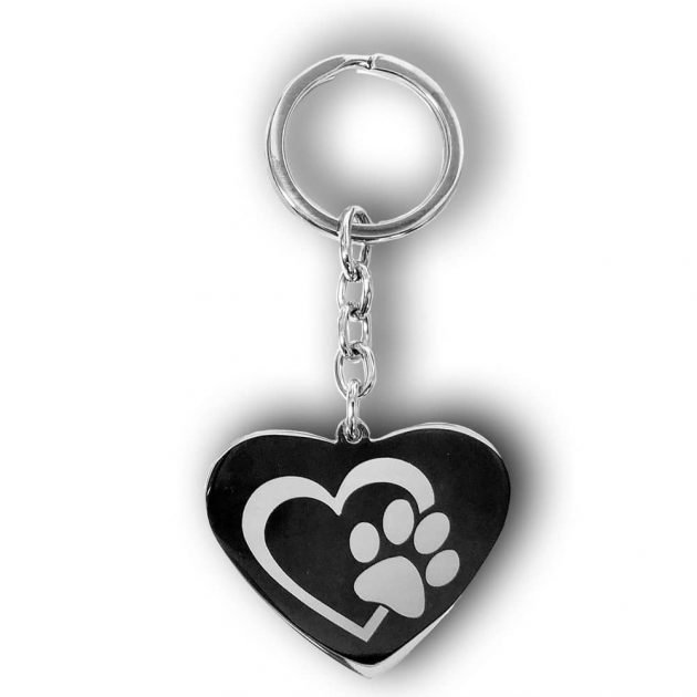 Paw Heart Keychain