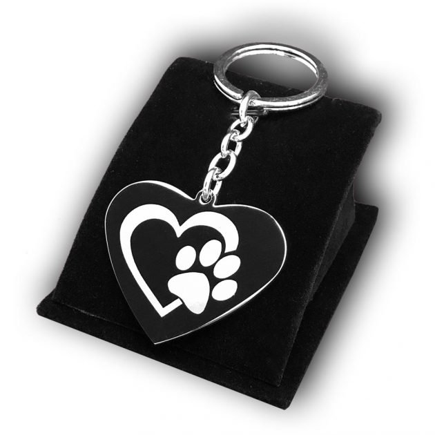 Paw In Heart Keychain - Image 3