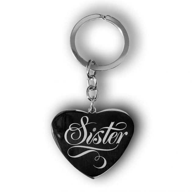 Sister Heart Keychain M2