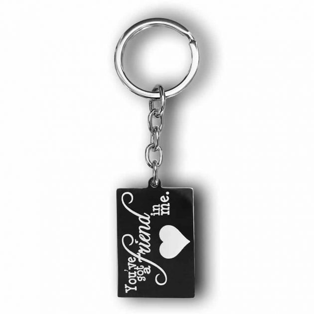 Personalized You've Got A Friend Key Chain Gift | Custom Keyring Present | Gifts Engraving