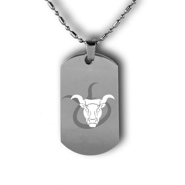 Personalised Taurus Dog Tag Horoscope | Custom Taurus Dog Tag | Gifts Engraving